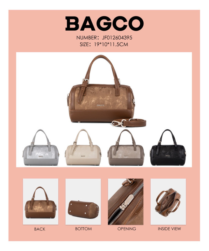 کیف زنانه وارداتی برند BAGCO کد 4395 با چرم ضد خش و خط
