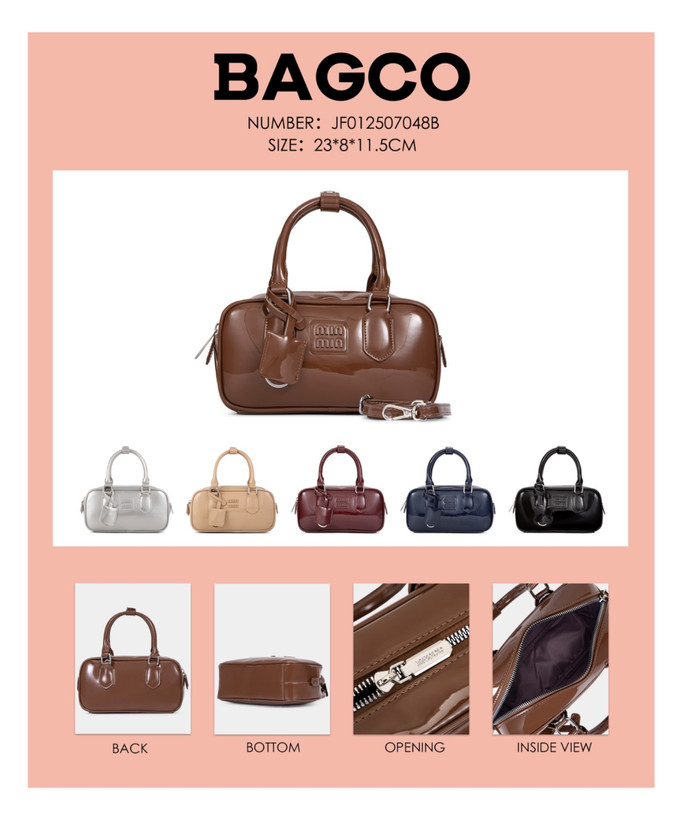 کیف زنانه وارداتی برند BAGCO کد 0488با چرم ضد خش و خط
