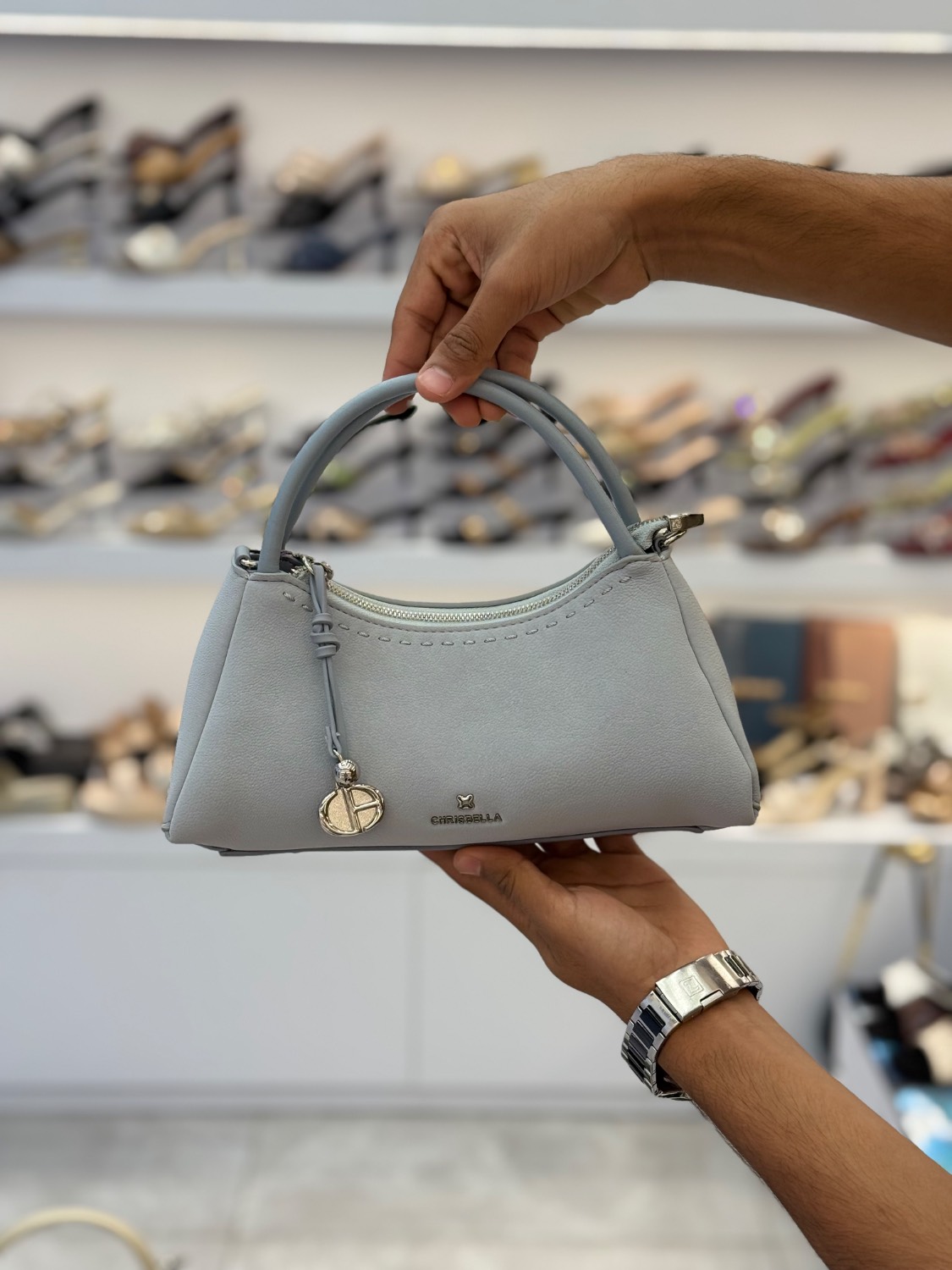 کیف زنانه وارداتی برند CHRISBELLA  کد 1590با چرم ضد خش و خط